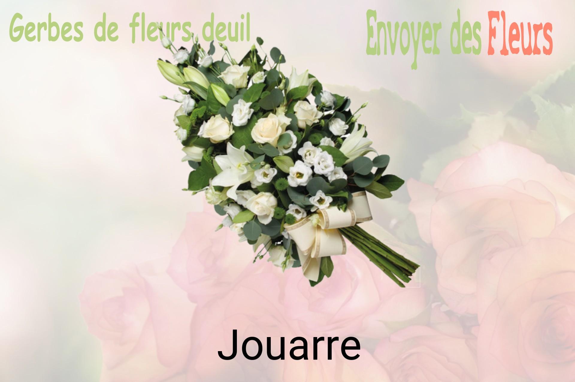 Gerbe de fleurs de deuil livrée à Jouarre